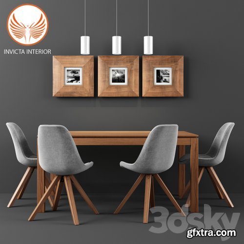 Scania Table & Chair 3d model