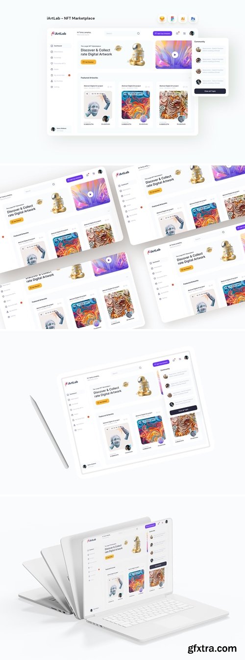 iArtLab - NFT Marketplace Template