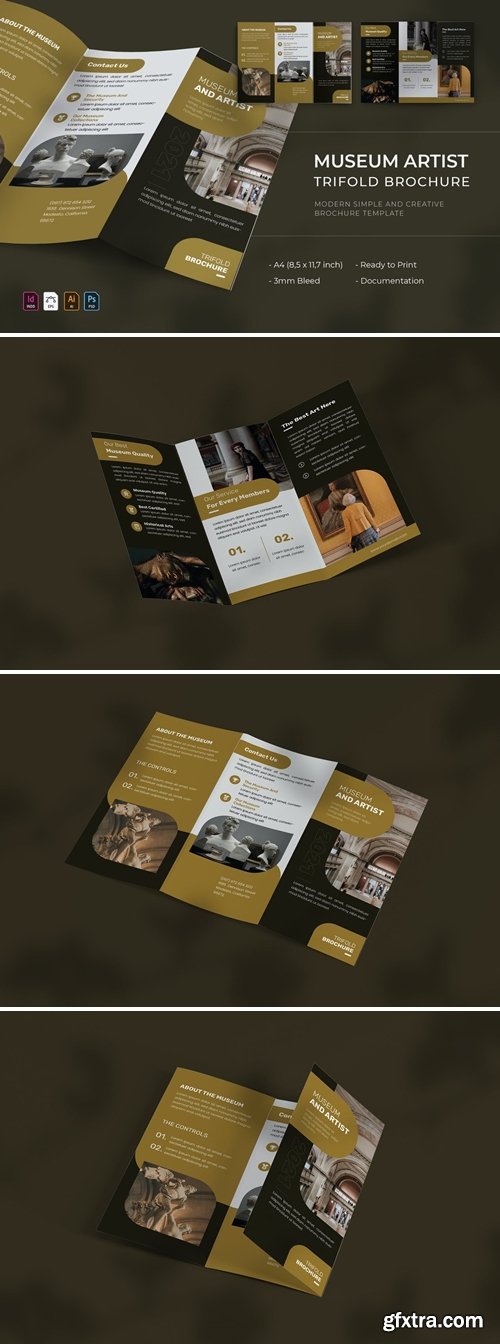 Museum Artist | Trifold Brochure