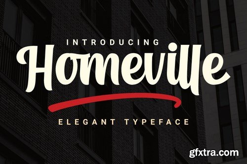 Homeville – Elegant Typeface