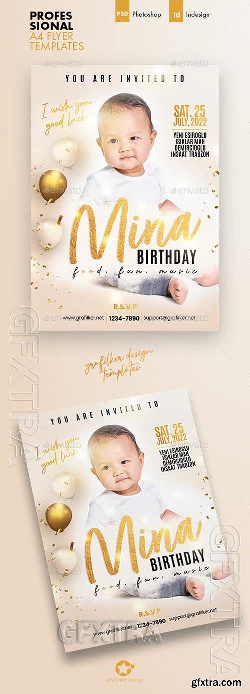 Baby Event Flyer Templates 32019449