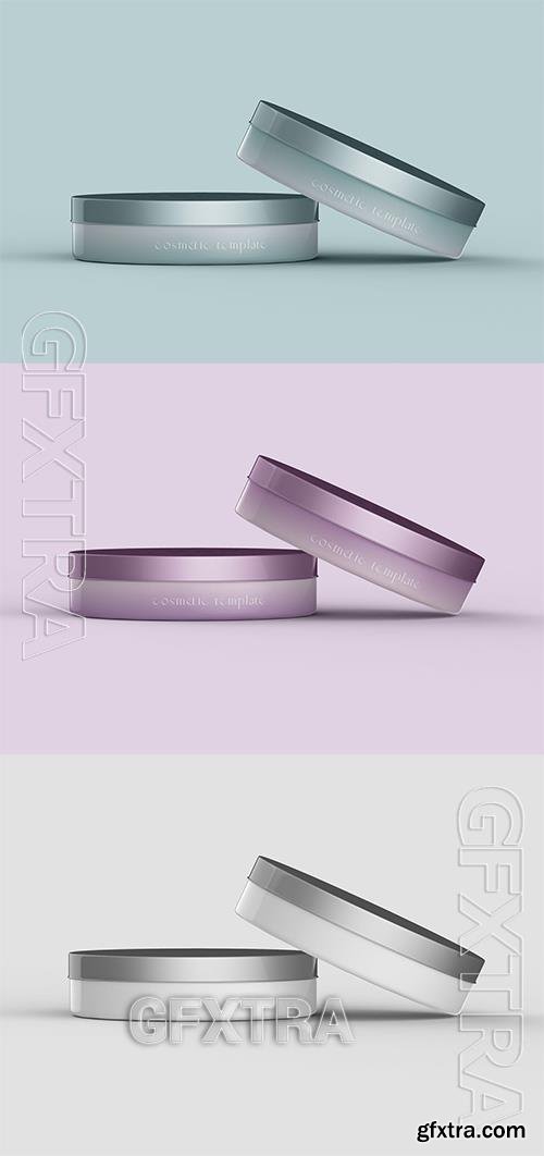 Two Cosmetic Containers Mockup 8YYTYW2