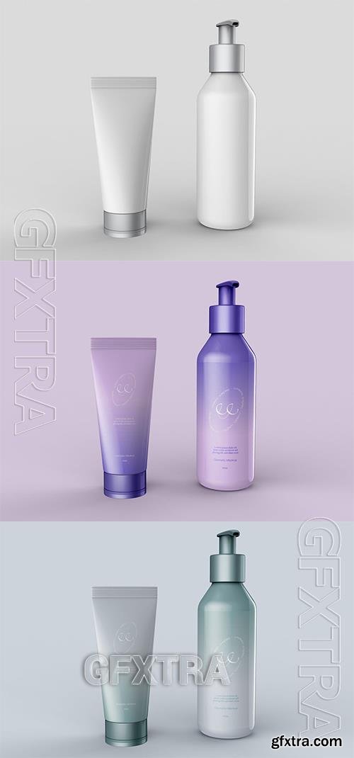 Two Beauty Products Mockup PPBL664