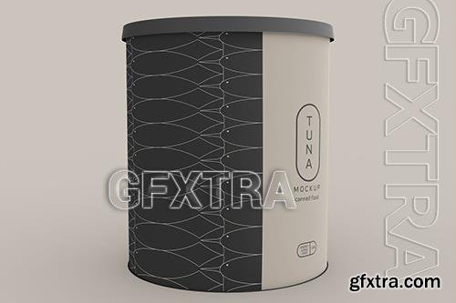 Tuna Can Mockup DJHA2SW