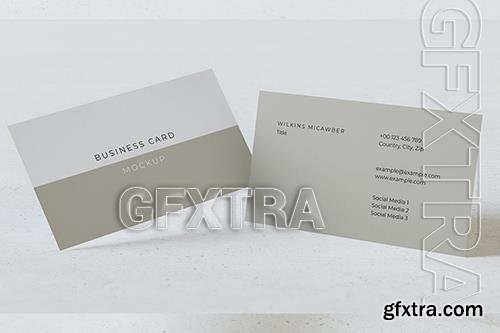 Horizontal Business Cards Mockup 5RN7KHB