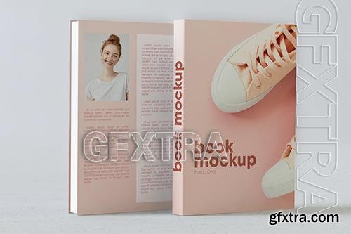Book Cover and Back Cover Mockup NMPXZMT