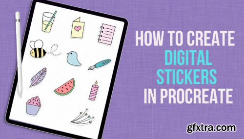 How To Create Digital Stickers in Procreate: Turn Your Doodles Into Planner Stickers