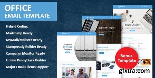 ThemeForest - Office v1.0 - Multipurpose Responsive Email Template with online Stampready & Mailchimp Builders Access (Update: 9 August 21) - 14458138