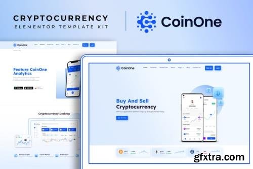 ThemeForest - CoinOne v1.0.0 - Cryptocurrency Elementor Template Kit - 33358024