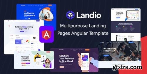 ThemeForest - Landio v1.0 - Multipurpose Landing Page Angular Template - 33360584