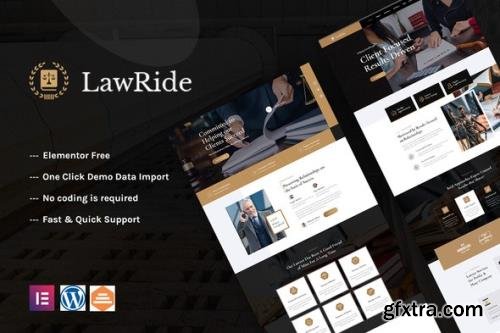 ThemeForest - Lawride v1.0.0 - Lawyer & Law Firm Elementor Template Kit - 33347332