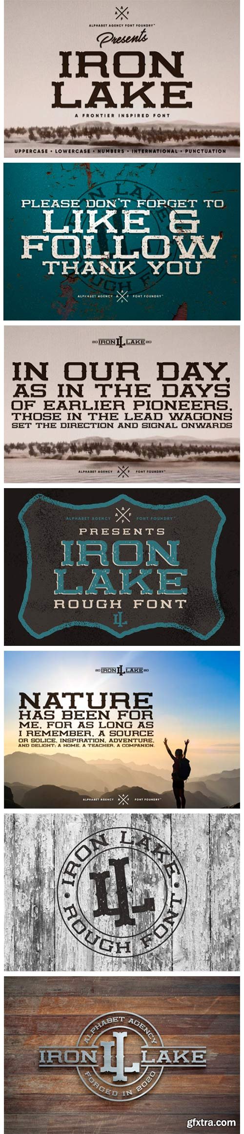 Iron Lake Font