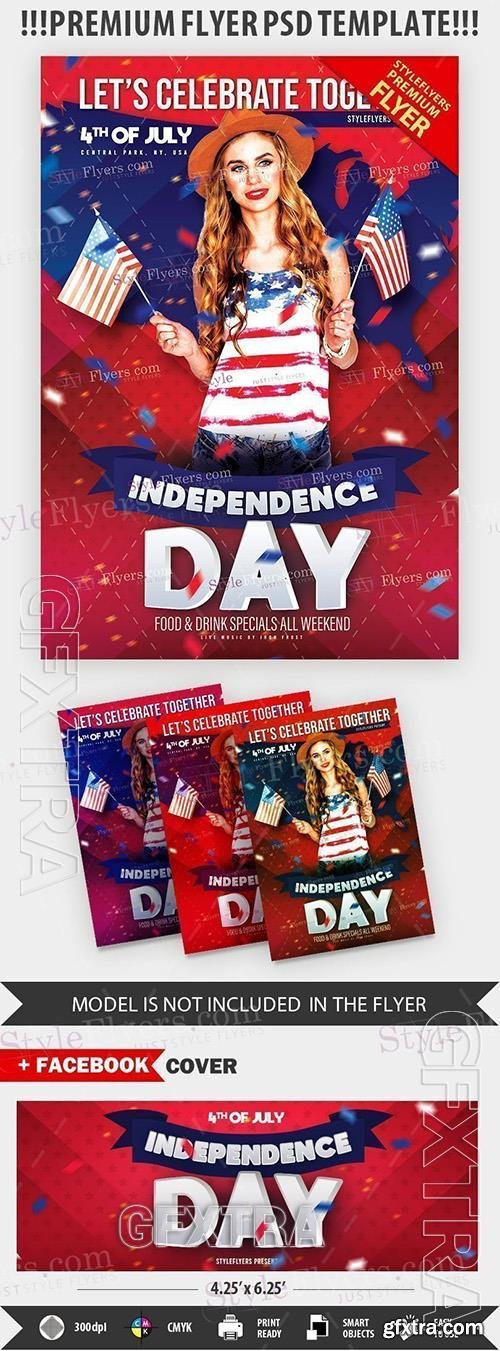 Independence Day Premium PSD FLYER Template