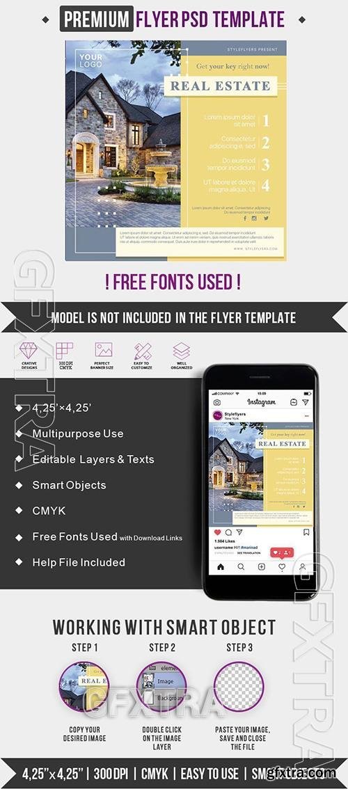 Real Estate PSD Flyer Template