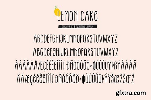 Lemon Cake - The Cute Handwriting Sans Font