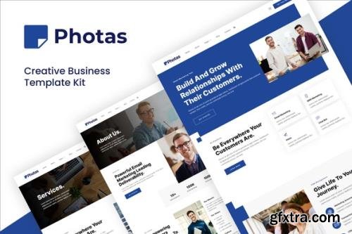 ThemeForest - Photas v1.0.0 - Email Marketing Company Elementor Template Kit - 33375026