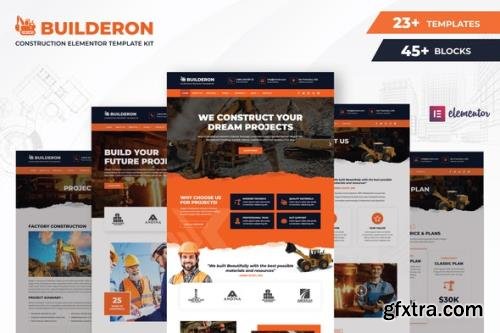 ThemeForest - Builderon v1.0.3 - Construction Elementor Template Kit - 32745098