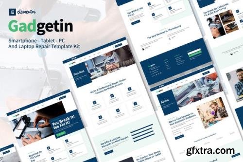 ThemeForest - Gadgetin v1.0.0 - Smartphone & Computer Repair Elementor Template Kit - 33374768