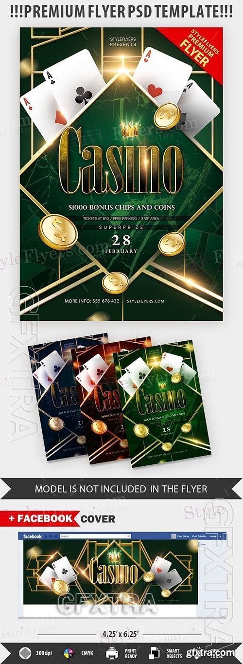 Casino Premium PSD FLYER Template