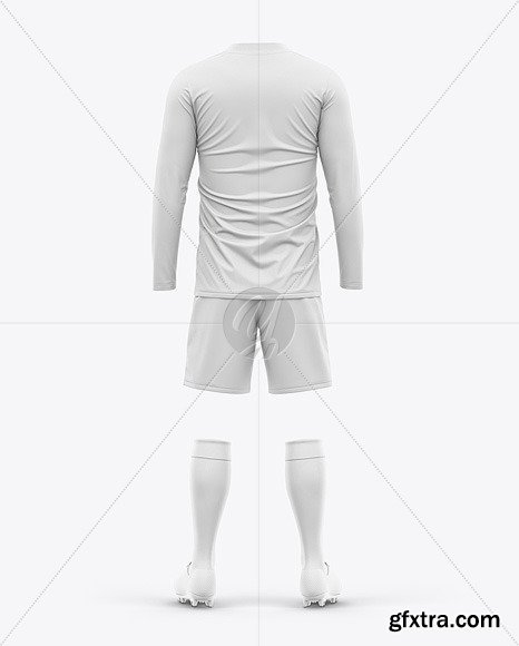 Men’s LS Full Soccer Kit - Back View 66058