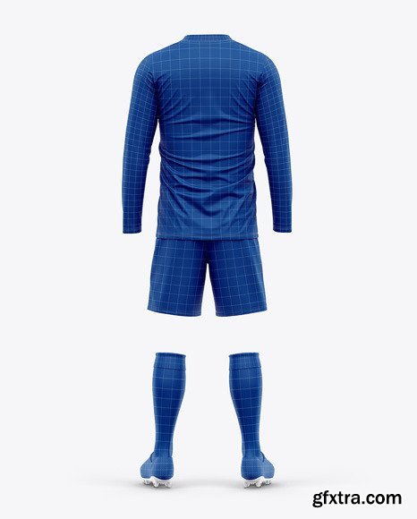 Men’s LS Full Soccer Kit - Back View 66058