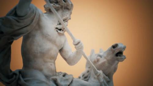 Videohive - Close Up of the Neptune Statue - 33381189 - 33381189