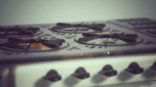 Videohive - Old Vintage Retro Stile Gas Stove - 33381235 - 33381235