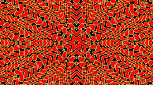 Videohive - Bright abstract light governing full color, kaleidoscope,red background - 33382927 - 33382927