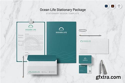Ocean Life Stationary device for brand identity