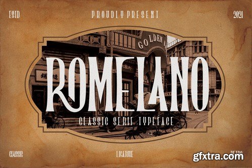 Romelano - Serif Font