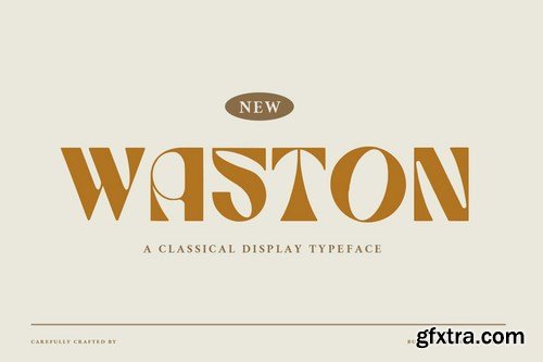 Waston - Retro Display Font