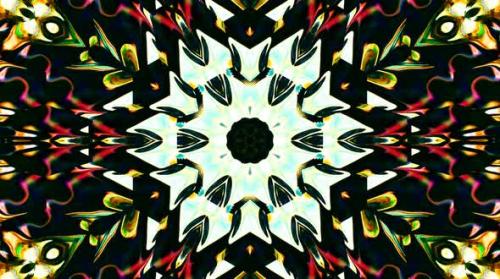 Videohive - Bright abstract light governing full color, kaleidoscope, black background - 33383244 - 33383244