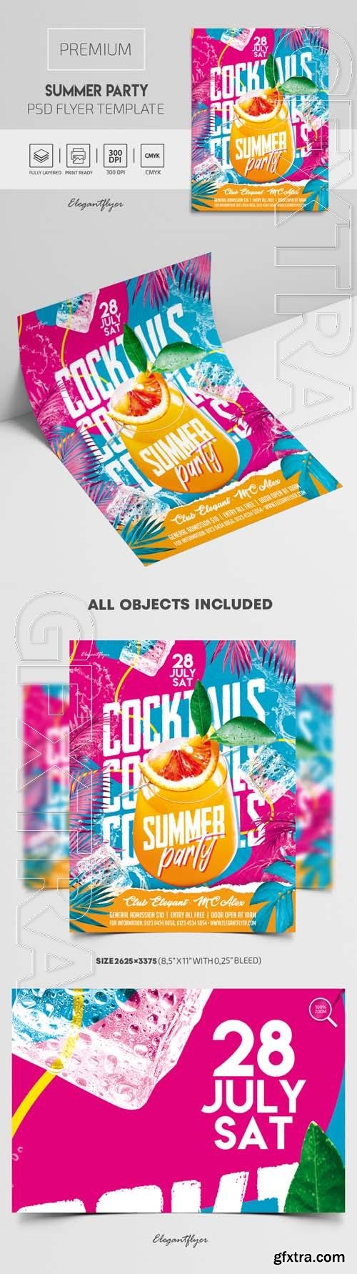 Summer Party – Premium PSD Flyer Template