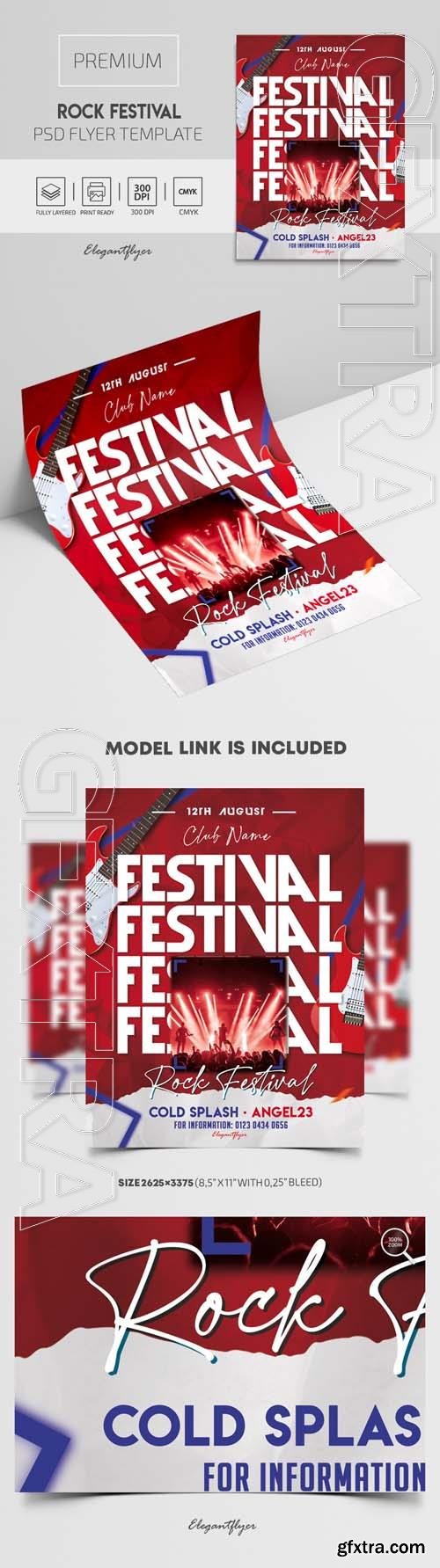 Rock Festival – Premium PSD Flyer Template