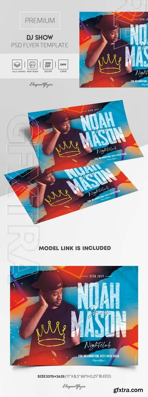 DJ Show – Premium PSD Flyer Template