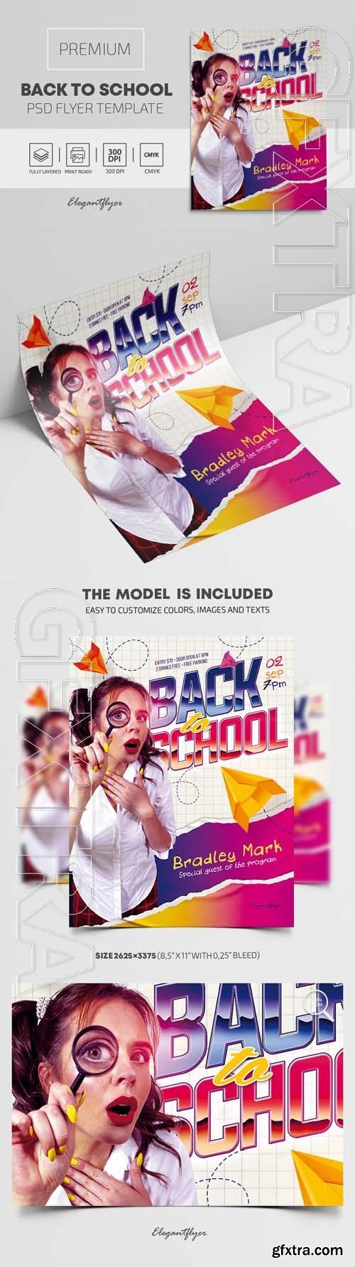 Back to School – PSD Flyer Template