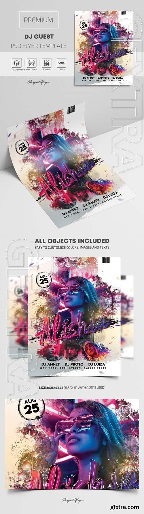 Dj Guest – Premium PSD Flyer Template