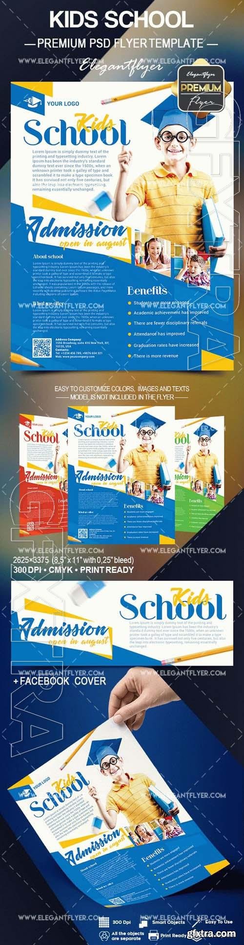 Kids School – Flyer PSD Template