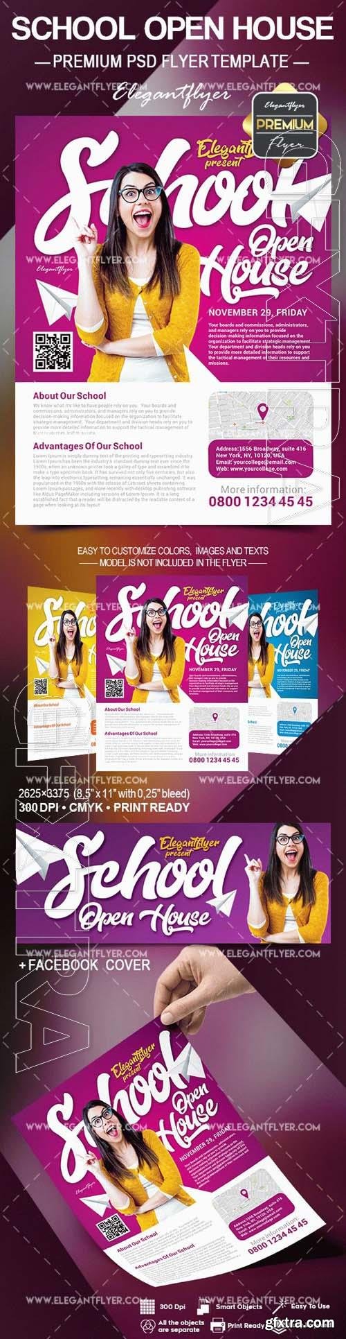 School Open House – Flyer PSD Template