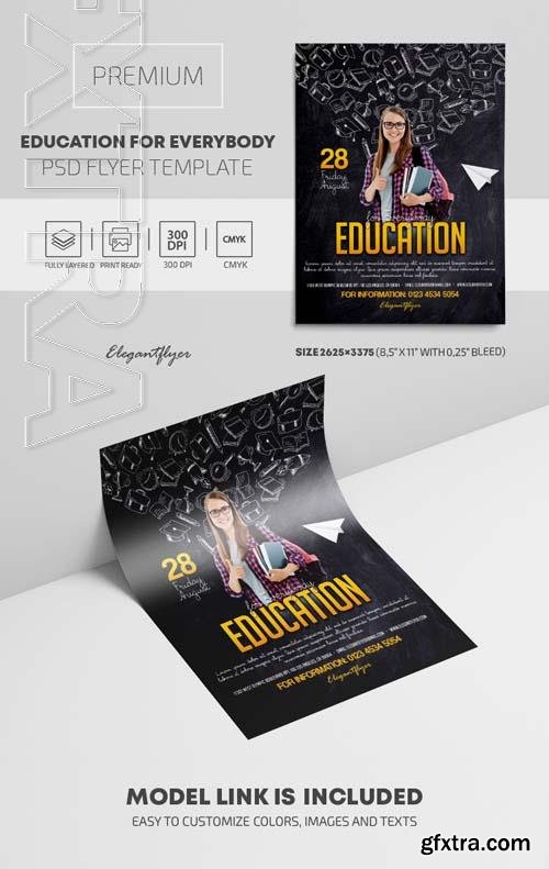 Education for Everybody – PSD Flyer Template