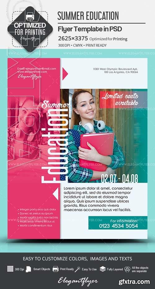 Summer Education – PSD Flyer Template