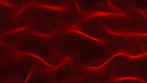 Videohive - Red Grid 4 K Background - 33393253 - 33393253