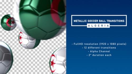 Videohive - Metallic Soccer Ball Transitions - Algeria - 33385349 - 33385349