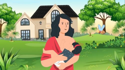 Videohive - Mother Breastfeeding to her Baby _ Mother's Day - 33394029 - 33394029