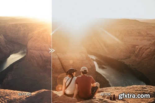 CreativeMarket - Warm Vibrant DESERT BABE LR Presets 5181847