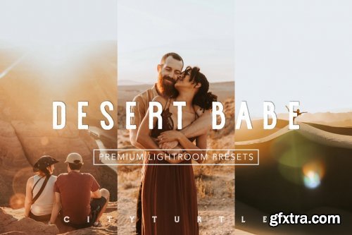 CreativeMarket - Warm Vibrant DESERT BABE LR Presets 5181847