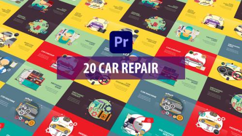 Videohive - Car Repair Animation | Premiere Pro MOGRT - 33373137 - 33373137