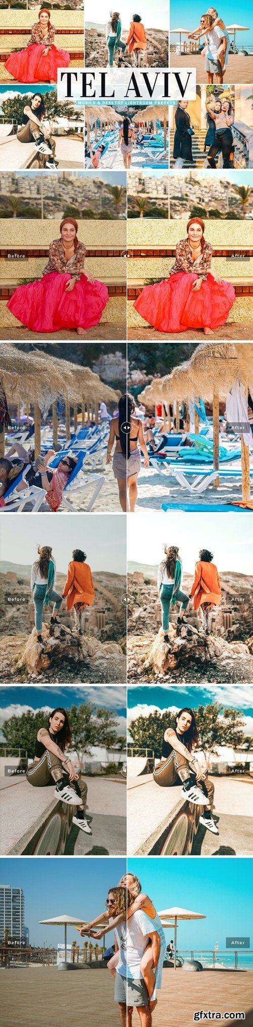 CreativeMarket - Tel Aviv Mobile & Desktop Lightroom Presets 5478012