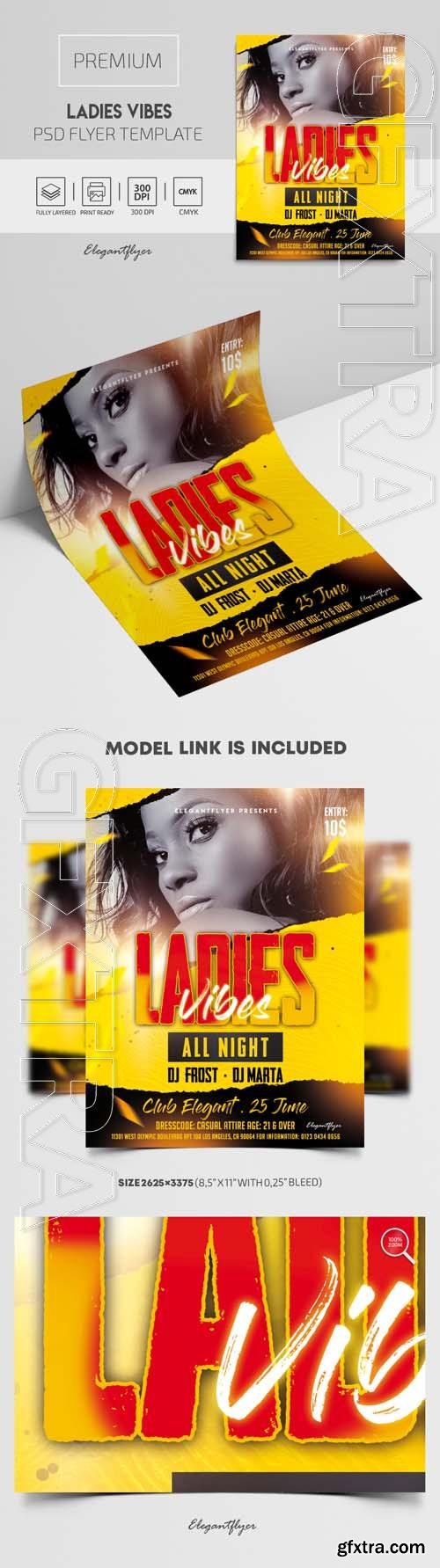 Ladies Vibes Premium PSD Flyer Template