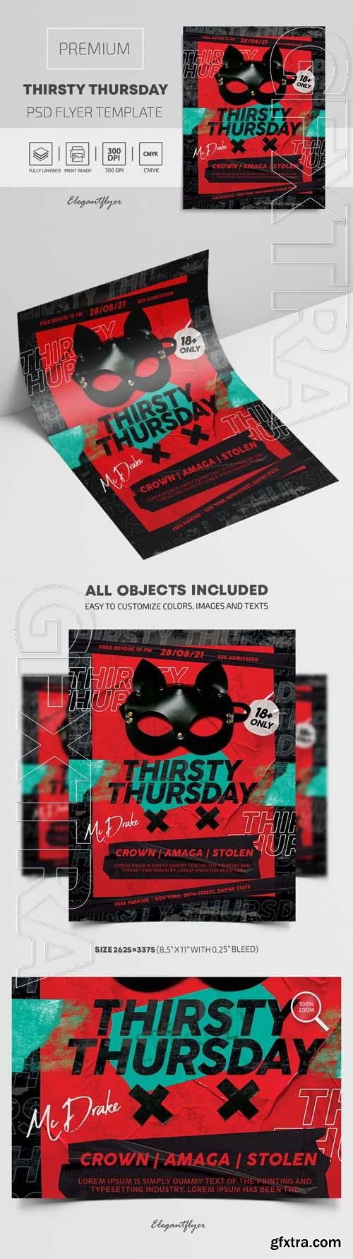 Thirsty Thursday Premium PSD Flyer Template